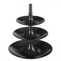 Koziol Présentoir à gâteaux Babell Big - Matière plastique - Noir - Diamètre : 31 cm