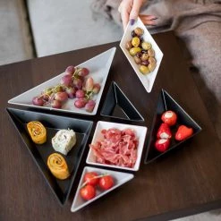 Koziol Coupe Tangram Ready (7 éléments) - Matière plastique - Blanc / Noir -Vaisselle Soldes 1000180678 190712 06185800226 MOOD DETAILS P000000001000180678 mood