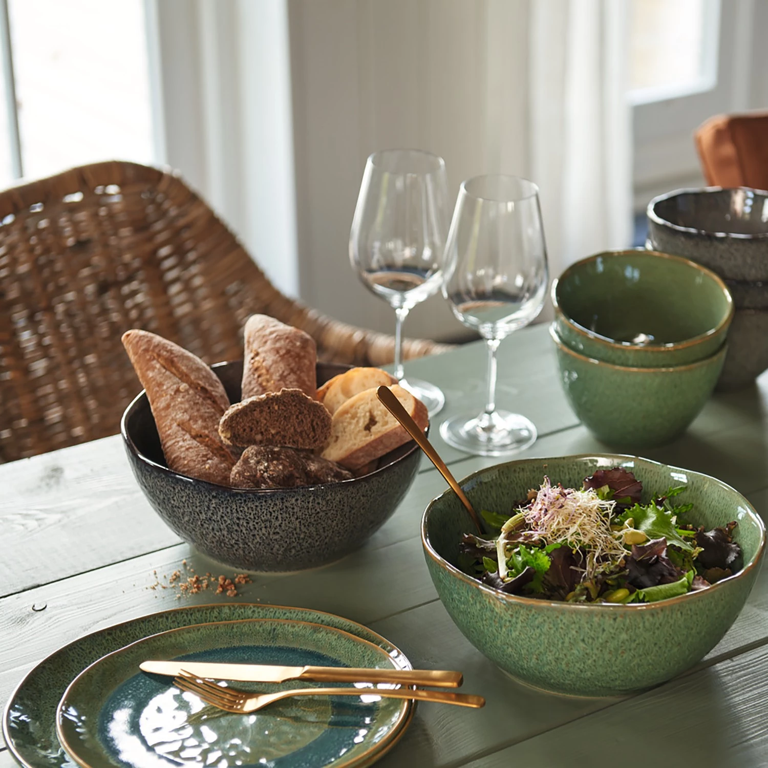 Leonardo Assiettes Matera III (lot de 6) - Vert 5 Leonardo Assiettes Matera III (lot de 6) - Vert – Image 3