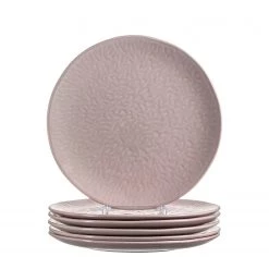 Leonardo Assiettes en céramique Matera (18 élém.) - Rose -Vaisselle Soldes 1000263028 210607 13522000072 DETAILS P000000001000263028