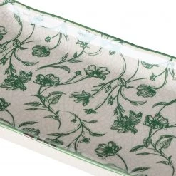 Boltze Assiettes Silka (2 éléments) - Faïence - Blanc / Vert -Vaisselle Soldes 1000270872 210608 06243200400 DETAILS P000000001000270872