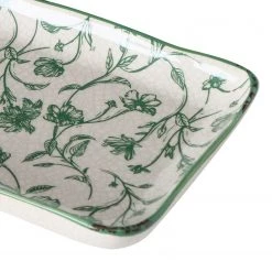 Boltze Assiettes Silka (2 éléments) - Faïence - Blanc / Vert -Vaisselle Soldes 1000270872 210608 06243200401 DETAILS P000000001000270872