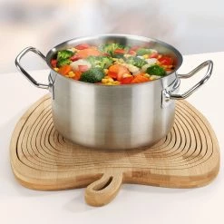 WENKO Corbeille à fruits en bambou Alvida - Bambou - Marron -Vaisselle Soldes 1000274035 210618 14061900154 DETAILS P000000001000274035