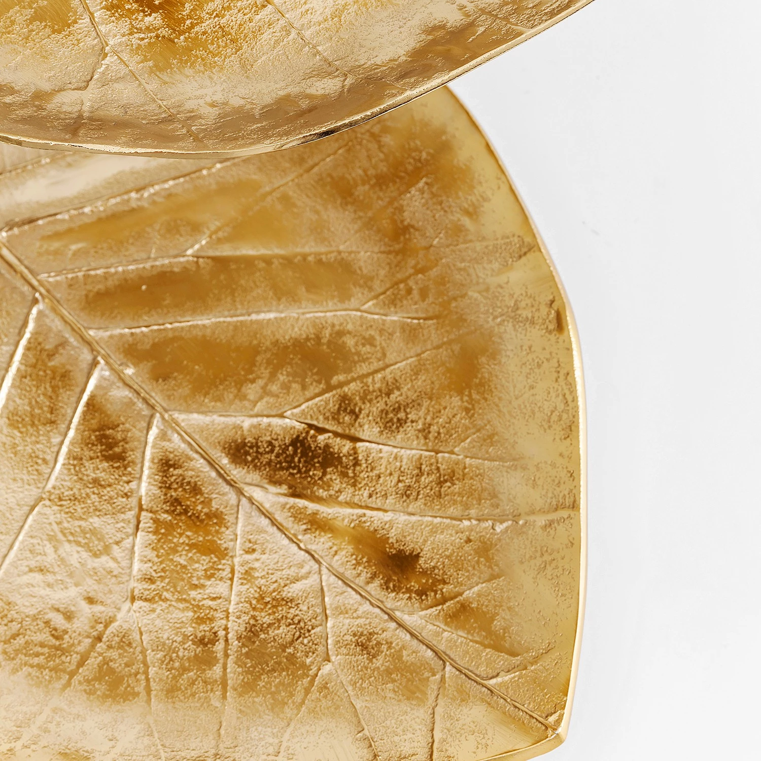 Kare Design Présentoir à gâteaux Leaf Gold - Doré - Métal 6 Kare Design Présentoir à gâteaux Leaf Gold - Doré - Métal – Image 4