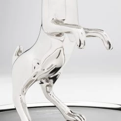 Kare Design Présentoir à gâteaux Bunny - Argenté - Métal -Vaisselle Soldes 1000277582 210707 09521800380 DETAILS P000000001000277582