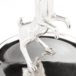 Kare Design Présentoir à gâteaux Bunny - Argenté - Métal -Vaisselle Soldes 1000277582 210707 09524100402 DETAILS P000000001000277582