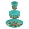 Koziol Set vaisselle Connect Jungle (3 élém.) - Polypropylène / Épicéa - Turquoise -Vaisselle Soldes 1000285420 210812 08102900001 IMAGE P000000001000285420