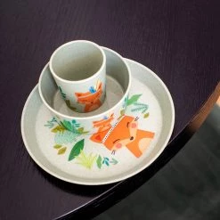 Koziol Set vaisselle Connect Harry (3 éléments) - Polypropylène / Épicéa - Vert -Vaisselle Soldes 1000285433 210812 08104500022 MOOD DETAILS P000000001000285433 mood