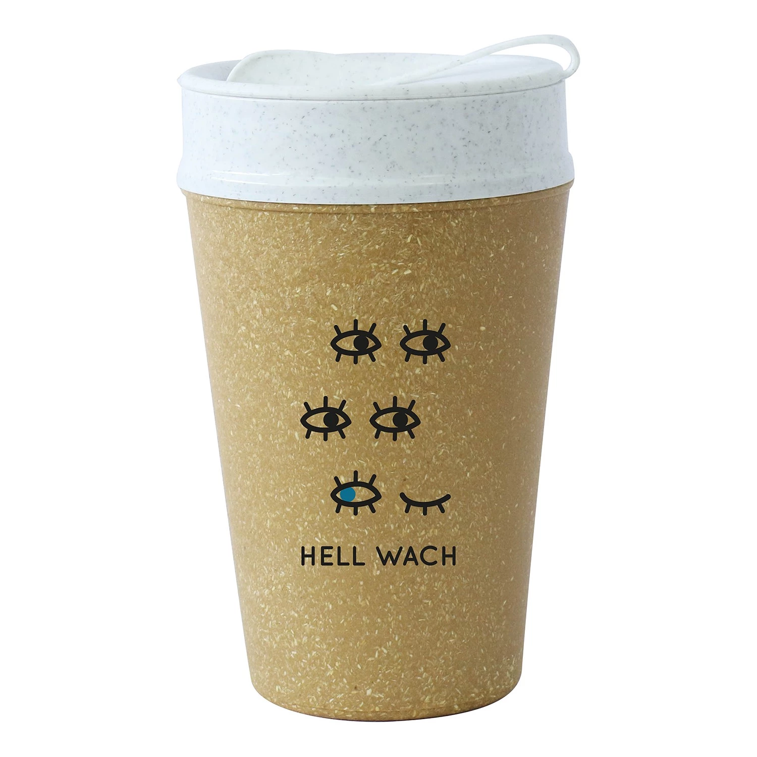 Koziol Gobelet isotherme Hell Wach - Polypropylène / Épicéa - Imitation bois recyclé 3 Koziol Gobelet isotherme Hell Wach - Polypropylène / Épicéa - Imitation bois recyclé