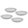 Koziol Assiettes Club Plate (lot de 4) - Résine thermoplastique - Gris -Vaisselle Soldes 1000294508 210923 09013300031 IMAGE P000000001000294508