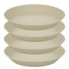 Koziol Assiettes Connect Plate (lot de 4) - Polypropylène / Épicéa - Sable -Vaisselle Soldes 1000311350 211126 10373000118 IMAGE P000000001000311350