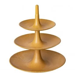 Koziol Présentoir à gâteaux Babell Recycle - Polypropylène / Épicéa - Marron - Diamètre : 31 cm