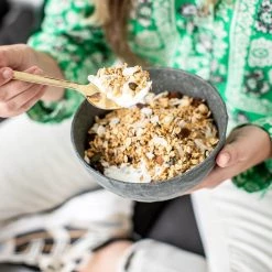 Koziol Bols Club Bowl Recycle (lot de 4) - Polypropylène / Épicéa - Gris foncé -Vaisselle Soldes 1000311396 211126 10373400270 MOOD DETAILS P000000001000311396 mood