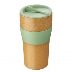 Koziol Mug isotherme Aroma To Go Recycle - Polypropylène / Épicéa - Vert foncé