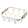 Yamazaki Panier Tosca - Acier / Frêne - Blanc -Vaisselle Soldes 1000318524 220107 16170200124 IMAGE P000000001000318524