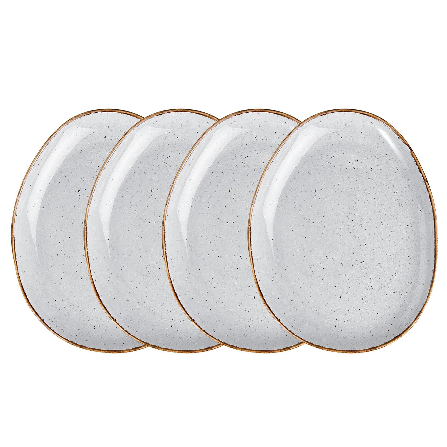 Butlers Assiettes FINCA (4 éléments) - Gris lumineux 3 Butlers Assiettes FINCA (4 éléments) - Gris lumineux