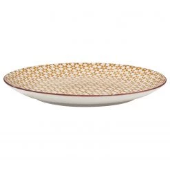 Butlers Assiette à dessert RETRO I - Porcelaine - Jaune -Vaisselle Soldes 1000331091 220218 030 DETAILS P000000001000331091