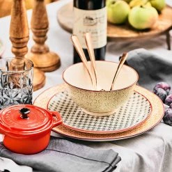 Butlers Assiette à dessert RETRO II - Porcelaine - Noir -Vaisselle Soldes 1000331092 220218 021 MOOD DETAILS P000000001000331092 mood