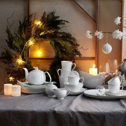 Butlers Assiette SILVER LINING - Porcelaine / Type Fine Bone China - Blanc - Diamètre : 27 cm 19 Butlers Assiette SILVER LINING - Porcelaine / Type Fine Bone China - Blanc - Diamètre : 27 cm -Vaisselle Soldes 1000331110 220218 024 MOOD DETAILS P000000001000331110 mood