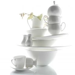 Butlers Assiette SILVER LINING - Porcelaine / Type Fine Bone China - Blanc - Diamètre : 27 cm 23 Butlers Assiette SILVER LINING - Porcelaine / Type Fine Bone China - Blanc - Diamètre : 27 cm -Vaisselle Soldes 1000331110 220218 028 MOOD DETAILS P000000001000331110 mood