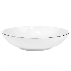 Butlers Assiette creuse SILVER LINING - Porcelaine / Type Fine Bone China - Blanc -Vaisselle Soldes 1000331113 220310 070 DETAILS P000000001000331113