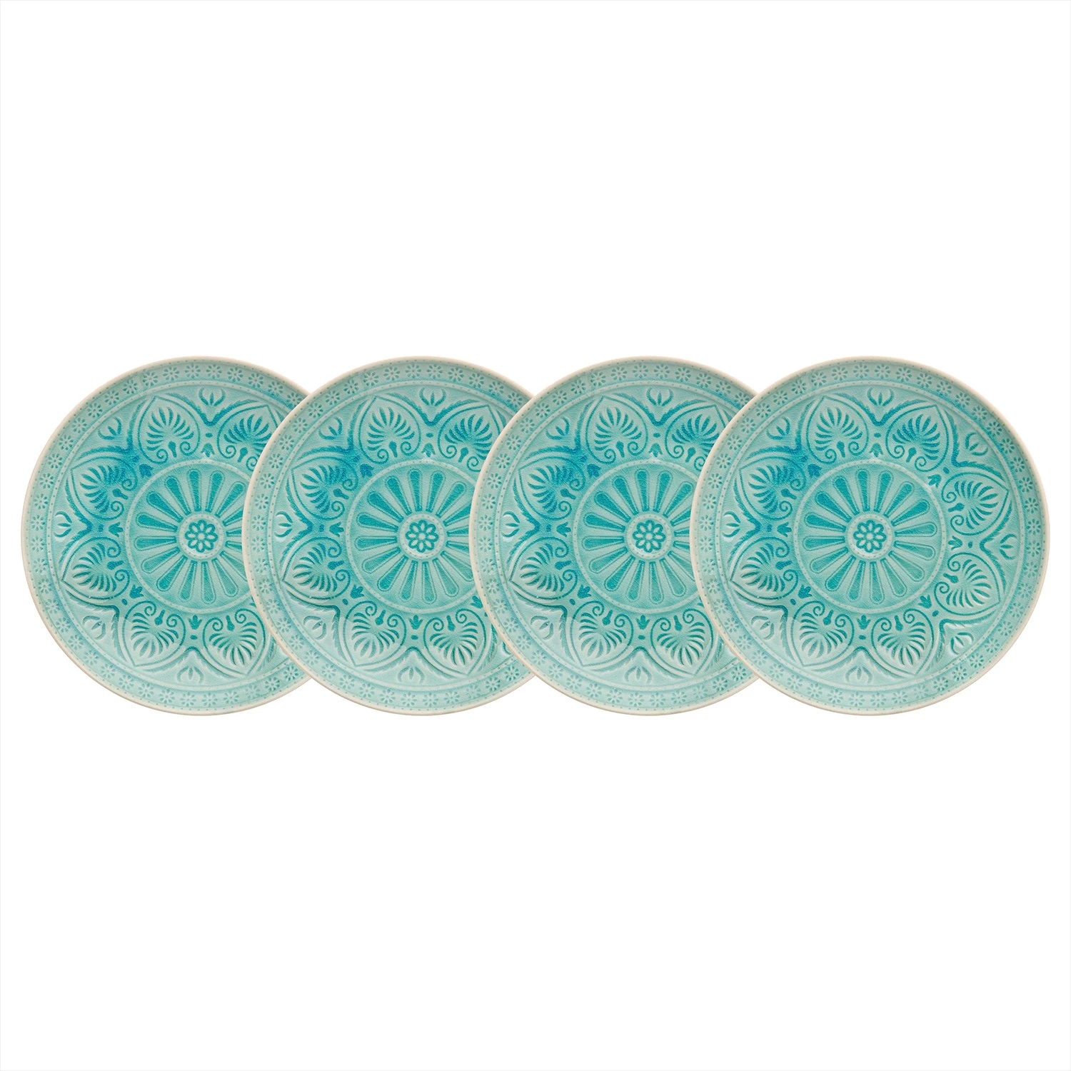 Butlers Assiettes SUMATRA II (lot de 4) - Turquoise 3 Butlers Assiettes SUMATRA II (lot de 4) - Turquoise