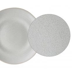 Butlers Assiette MANOR - Céramique - Gris clair -Vaisselle Soldes 1000331132 220218 040 DETAILS P000000001000331132