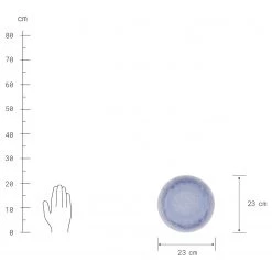 Butlers Assiette à dessert ATLANTIS - Bleu -Vaisselle Soldes 1000331135 220218 500 SKETCH DETAILS P000000001000331135 sketch