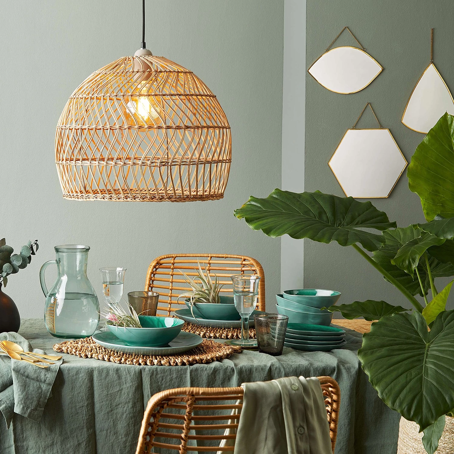 Butlers Assiettes DE LA ROYA (lot de 4) - Vert foncé 4 Butlers Assiettes DE LA ROYA (lot de 4) - Vert foncé – Image 2