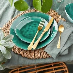 Butlers Assiettes DE LA ROYA (lot de 4) - Vert foncé 11 Butlers Assiettes DE LA ROYA (lot de 4) - Vert foncé -Vaisselle Soldes 1000331136 220218 021 MOOD DETAILS P000000001000331136 mood