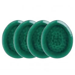 Butlers Assiettes DE LA ROYA (lot de 4) - Vert foncé