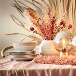 Butlers Assiettes à dessert MANOR (lot de 4) - Céramique - Gris clair -Vaisselle Soldes 1000331137 220218 022 MOOD DETAILS P000000001000331137 mood