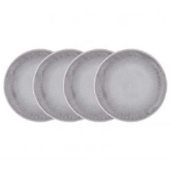 Butlers Assiettes ATLANTIS (lot de 4) - Gris