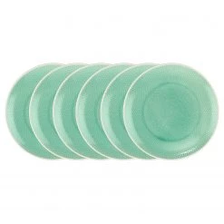 Butlers Assiettes HANAMI II (lot de 6) - Céramique - Menthe