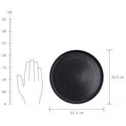 Butlers Assiettes à dessert CASA NOVA (lot de 4) - Noir -Vaisselle Soldes 1000331190 220218 500 SKETCH DETAILS P000000001000331190 sketch