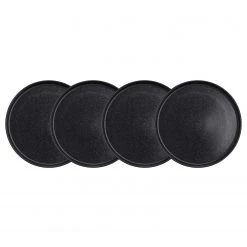 Butlers Assiettes à dessert CASA NOVA (lot de 4) - Noir