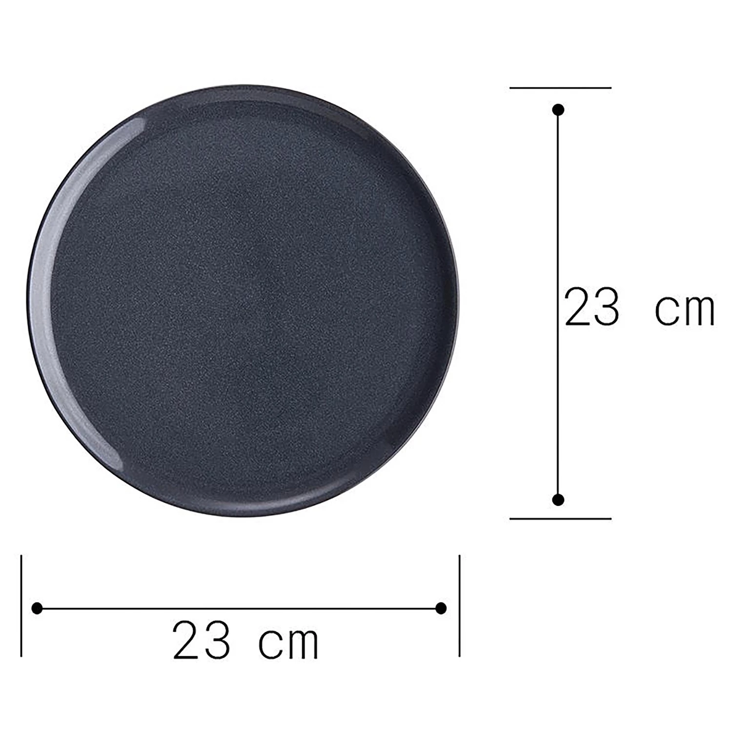 Butlers Assiettes à dessert NATIVE (lot de 4) - Bleu foncé 10 Butlers Assiettes à dessert NATIVE (lot de 4) - Bleu foncé – Image 8