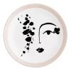Butlers Assiette LINE ART - visage - Céramique - Blanc / Noir / Rose -Vaisselle Soldes 1000331195 220218 010 IMAGE P000000001000331195