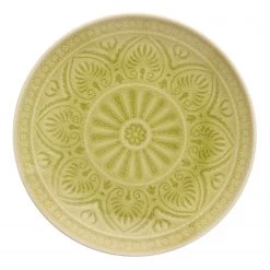 Butlers Assiette SUMATRA IV - Céramique - Vert clair - Diamètre : 25 cm