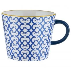 Butlers Tasses ORNAMENTS I - Porcelaine - Blanc / Bleu foncé