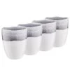 Butlers Tasses ATLANTIS (lot de 4) - Blanc / Gris -Vaisselle Soldes 1000331475 220215 010 IMAGE P000000001000331475