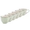Butlers Tasses RETRO VI (lot de 6) - Porcelaine - Blanc / Vert -Vaisselle Soldes 1000331484 220215 010 IMAGE P000000001000331484