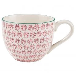 Butlers Tasses RETRO V (lot de 6) - Porcelaine - Blanc / Rouge -Vaisselle Soldes 1000331485 220215 030 DETAILS P000000001000331485