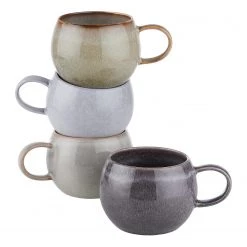 Butlers Tasses COTTAGE (lot de 4) - Céramique - Multicolore - Capacité : 0.35 L