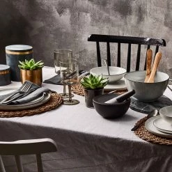 Butlers Bol HENLEY II - Faïence - Gris - Diamètre : 17 cm -Vaisselle Soldes 1000332741 220215 022 MOOD DETAILS P000000001000332741 mood