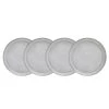 Butlers Assiettes HENLEY (lot de 4) - Faïence - Gris - Diamètre : 22 cm -Vaisselle Soldes 1000332742 220309 010 IMAGE P000000001000332742