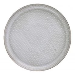 Butlers Assiettes HENLEY (lot de 4) - Faïence - Gris - Diamètre : 22 cm -Vaisselle Soldes 1000332742 220309 080 DETAILS P000000001000332742