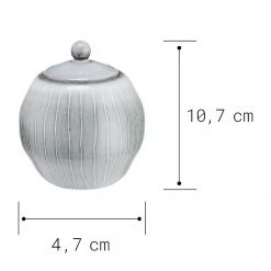 Butlers Service à café HENLEY (6 éléments) - Faïence - Gris -Vaisselle Soldes 1000332751 220215 502 SKETCH DETAILS P000000001000332751 sketch