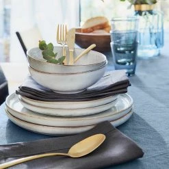 Butlers Service HENLEY (12 éléments) - Faïence - Gris -Vaisselle Soldes 1000332756 220215 024 MOOD DETAILS P000000001000332756 mood