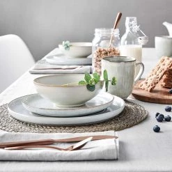 Butlers Service HENLEY (16 éléments) - Faïence - Gris -Vaisselle Soldes 1000332765 220215 023 MOOD DETAILS P000000001000332765 mood